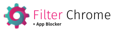 Filter Chrome + App Blocker for Android - Designed for your Wellbeing Sticky Logo